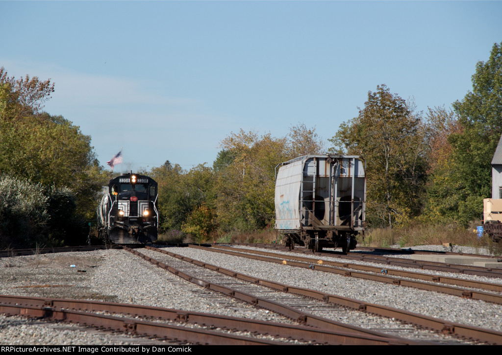 Arriving at Rockland Yard